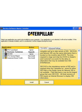 Newest CATERPILLAR SIS 2018.04 new FULL Parts and repair + CAT ET 2018A + usb hdd free shipping by DHL